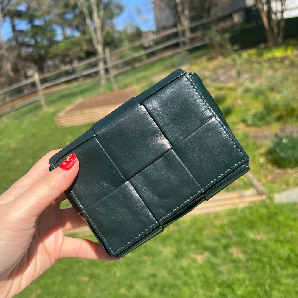 Bottega Veneta Green candy cassette crossbody bag